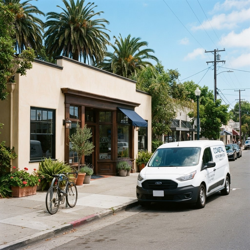 Alameda Porta Potty Rentals office storefront on Park Street